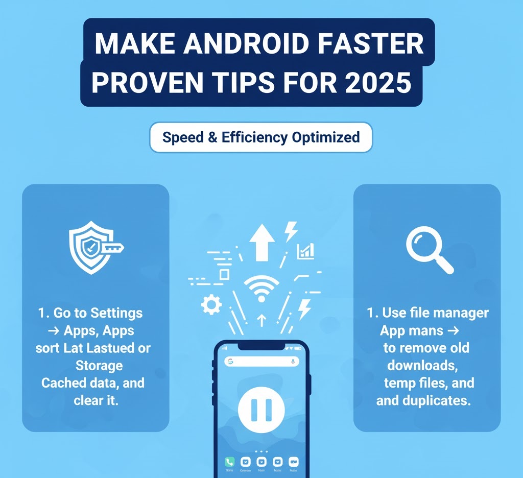Make Android Faster: Proven Tips for 2025
