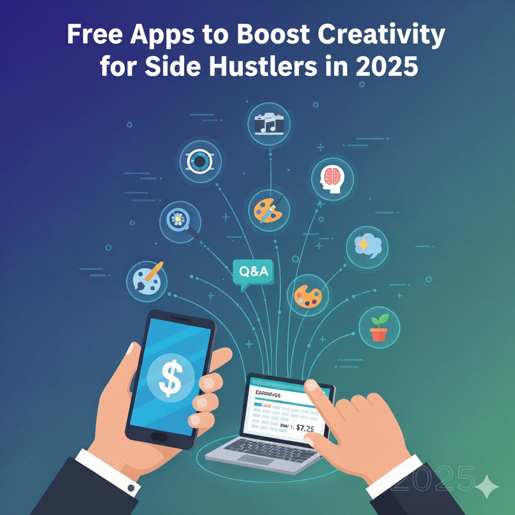 Free Apps to Boost Creativity for Side Hustlers in 2025