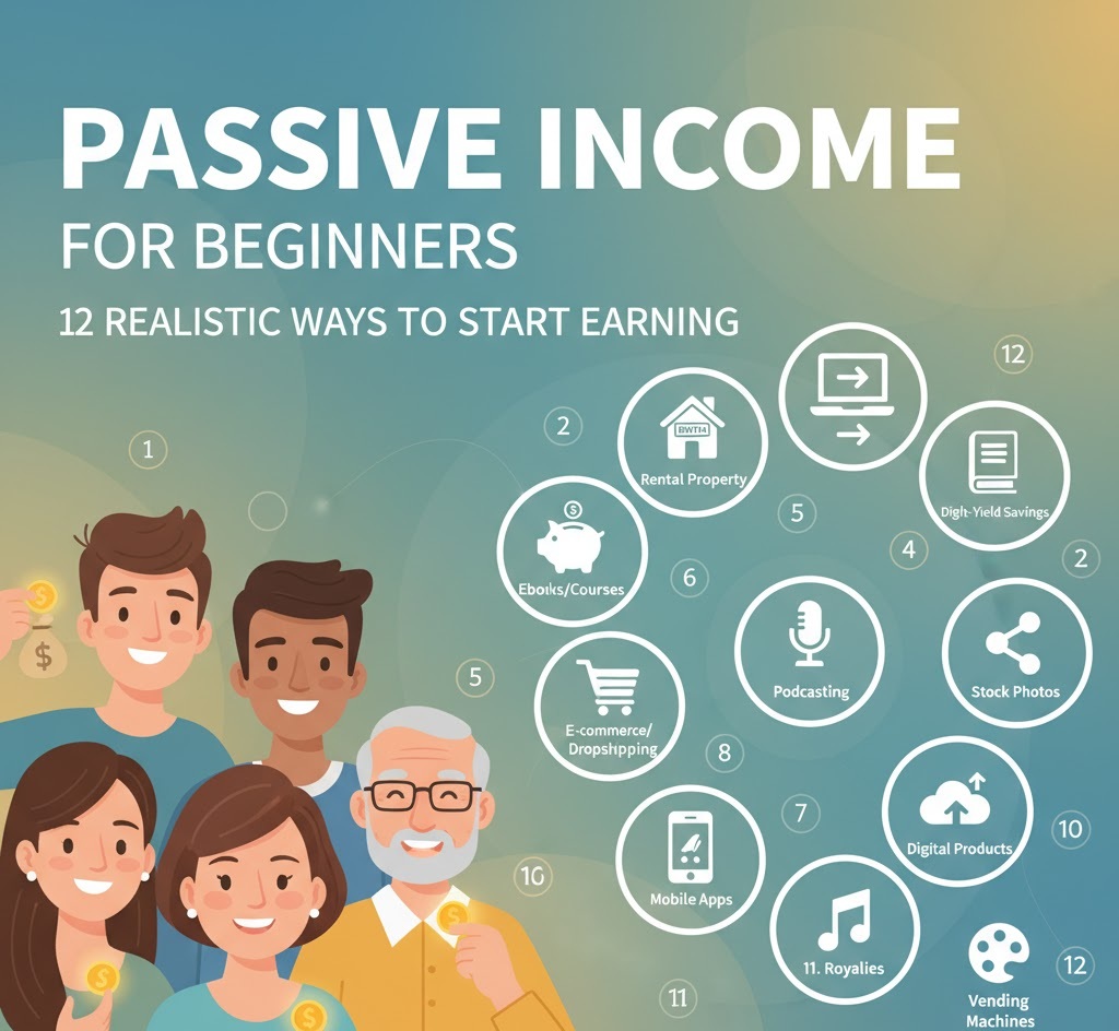 Passive Income for Beginners: 12 Realistic Ways to Start Earning